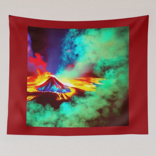 Item preview, Psychedelic volcano 3 designed and sold by dwhowe.