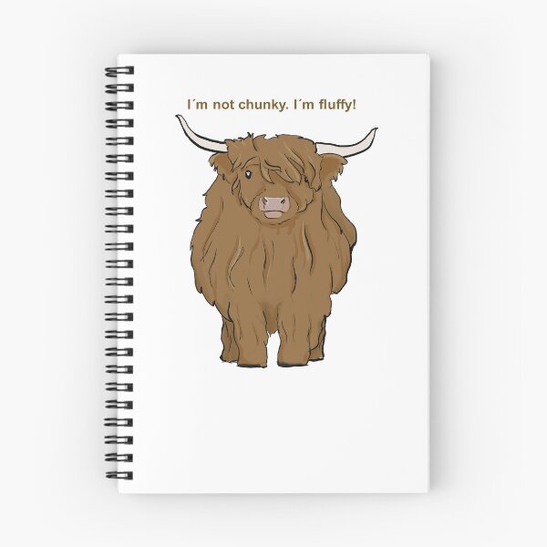Item preview, I'm not chunky! I'm fluffy! designed and sold by UniqueSoulGirl.
