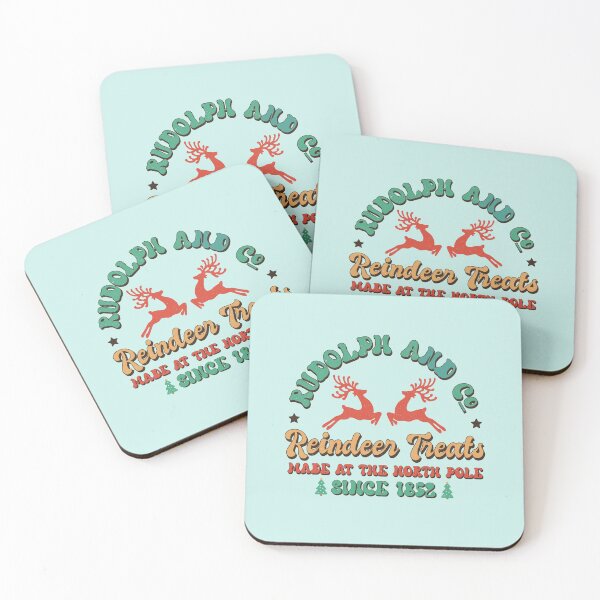 Item preview, Rudolph and co reindeer treats Christmas vintage designs designed and sold by DesignsbyMona.