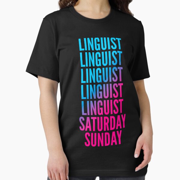 Item preview, Linguist. Saturday. Sunday. For Linguists designed and sold by SVPOD.