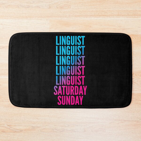 Item preview, Linguist. Saturday. Sunday. For Linguists designed and sold by SVPOD.