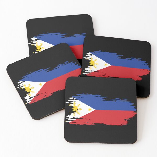 Item preview, Philippines - national flag, brush effect designed and sold by Mohja-Design.