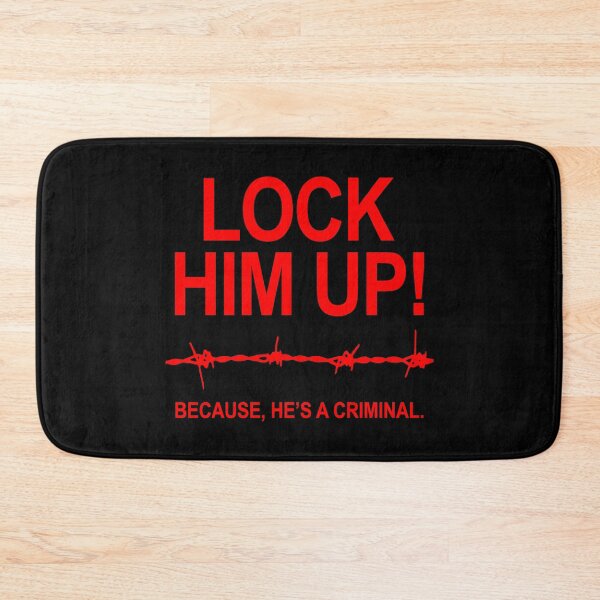Item preview, Lock Him Up Because He's A Criminal (red) designed and sold by Thelittlelord.