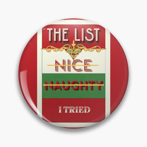 Item preview, Nice, Naughty,  I Tried 2 designed and sold by SimplyMe-Plus.