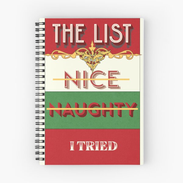 Item preview, Nice, Naughty,  I Tried 2 designed and sold by SimplyMe-Plus.