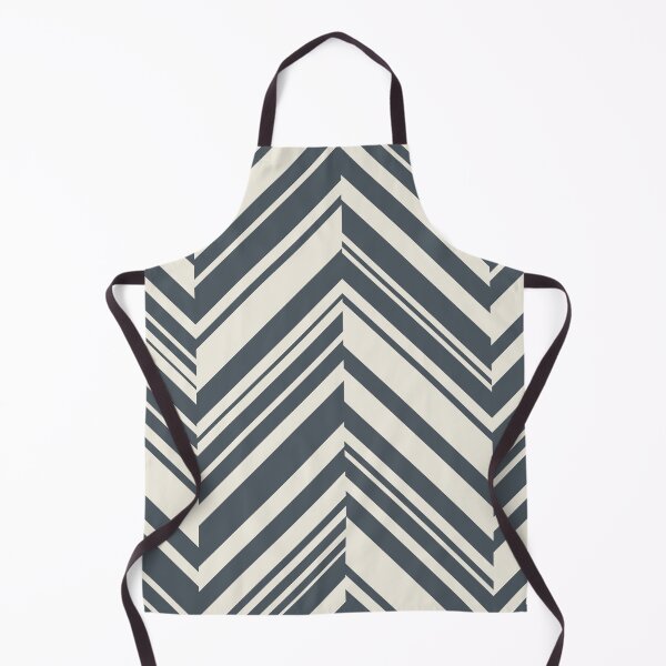 Artikelvorschau, Dark Blue Cream Offset Zigzag Stripe Pattern Pairs 2023 Color of the Year Blank Canvas D_C-003 entworfen und verkauft von ColorOfTheYears.