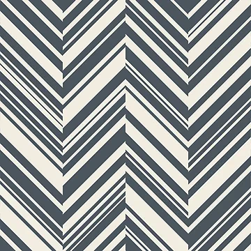 Vorschaubild zum Design Dark Blue Cream Offset Zigzag Stripe Pattern Pairs 2023 Color of the Year Blank Canvas D_C-003 von ColorOfTheYears