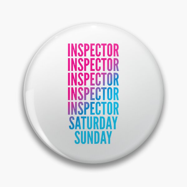 Item preview, Inspector work week for Inspectors designed and sold by SVPOD.