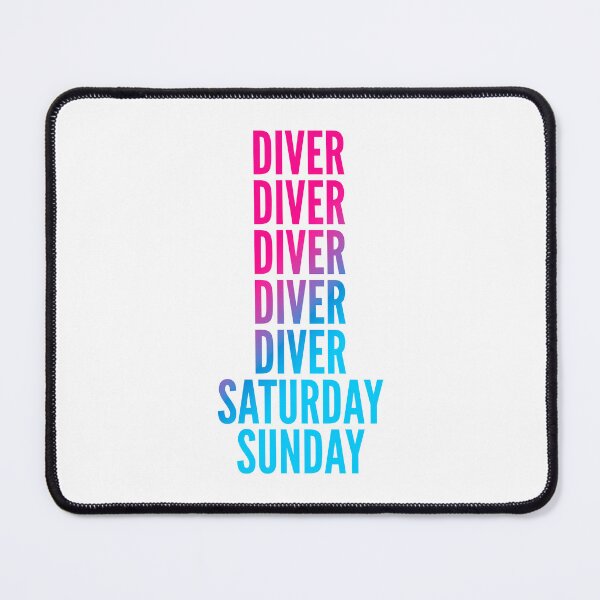 Item preview, Diver work week for Divers designed and sold by SVPOD.