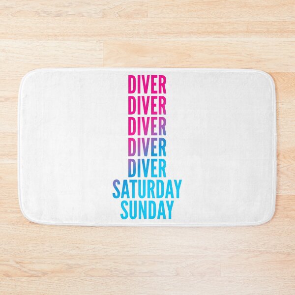 Item preview, Diver work week for Divers designed and sold by SVPOD.