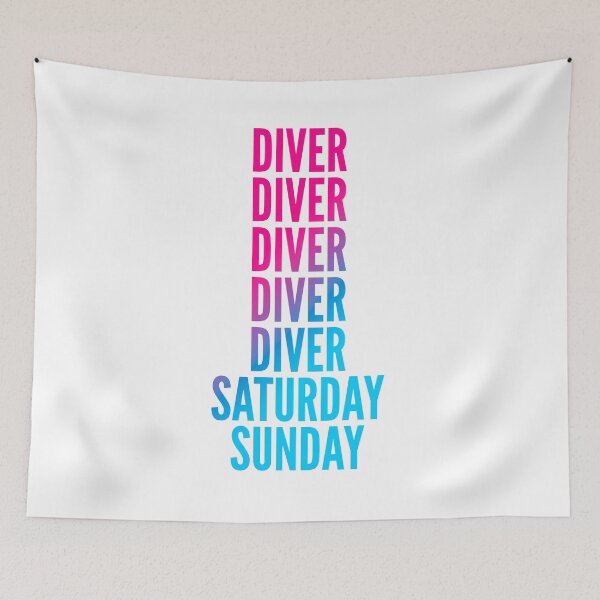Item preview, Diver work week for Divers designed and sold by SVPOD.