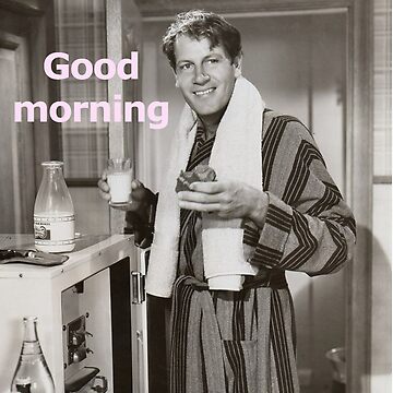Artwork thumbnail, Classic movies Joel McCrea good morning mug by Reel Old Movies