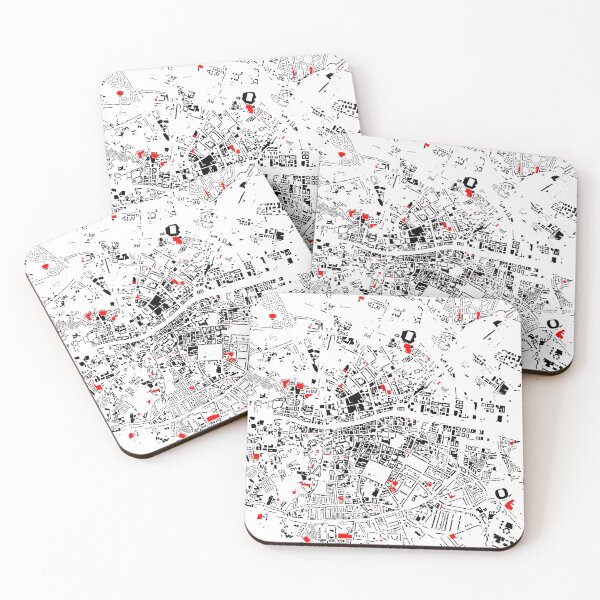 Item preview, Map of Dublin, Ireland with its schools in color designed and sold by jean-nicolas.