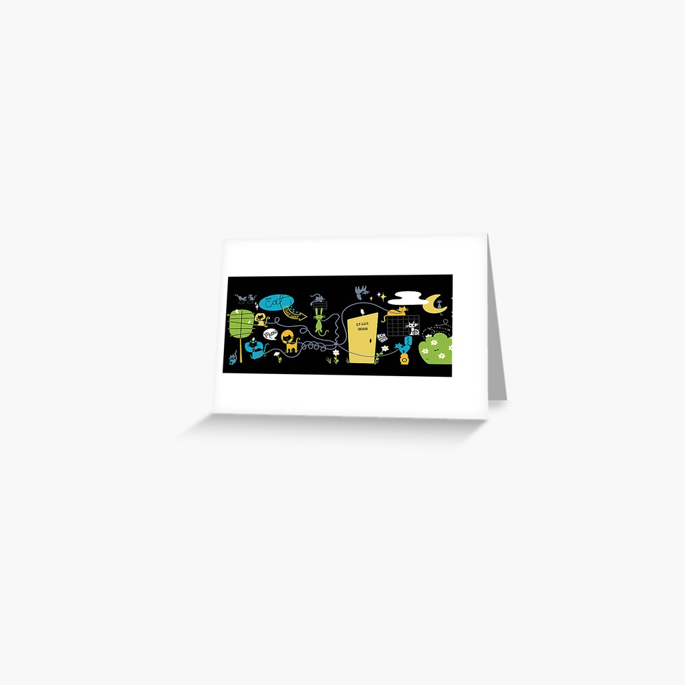 Item preview, Greeting Card designed and sold by The-Cat-Theatre.