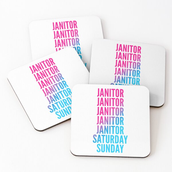 Item preview, Janitor work week for Janitors designed and sold by SVPOD.