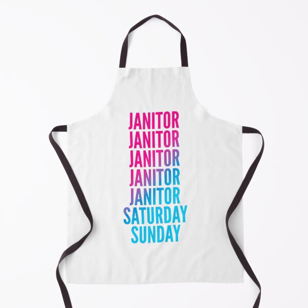 Item preview, Janitor work week for Janitors designed and sold by SVPOD.