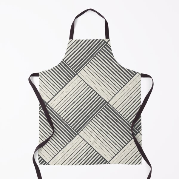 Artikelvorschau, Dark Gray Cream Square Mosaic Stripe Pattern Pairs 2023 Color of the Year Blank Canvas D_C-003 entworfen und verkauft von ColorOfTheYears.