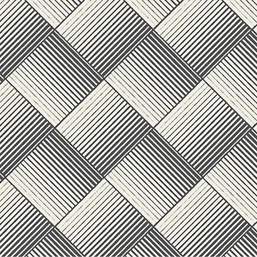 Imagen de la obra Dark Gray Cream Square Mosaic Stripe Pattern Pairs 2023 Color of the Year Blank Canvas D_C-003 de ColorOfTheYears
