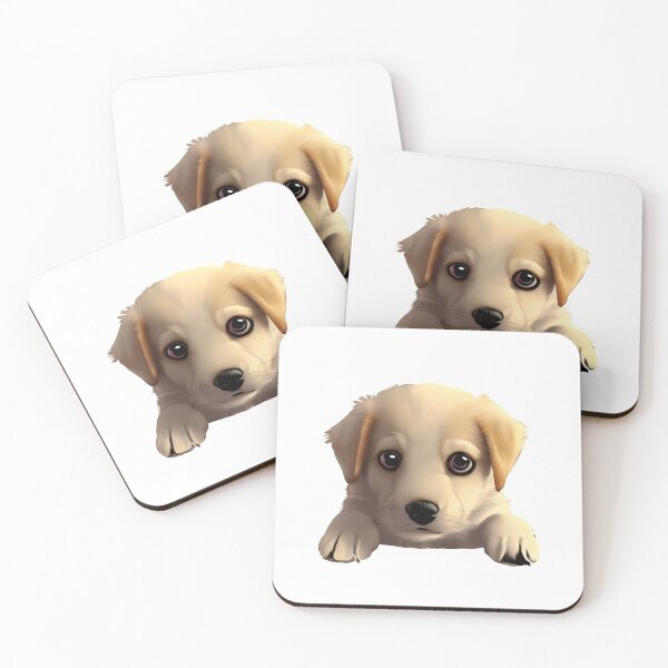 Aperçu de l'œuvre Chiot mignon avec un beau fond créée et vendue par The Love Quill.