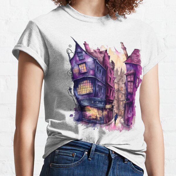 The Alley - Watercolor Art - Fantasy - Harry Classic T-Shirt