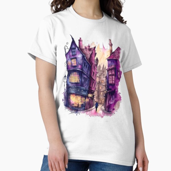 Item preview, The Alley - Watercolor Art - Fantasy - Harry designed and sold by Fenay Designs.
