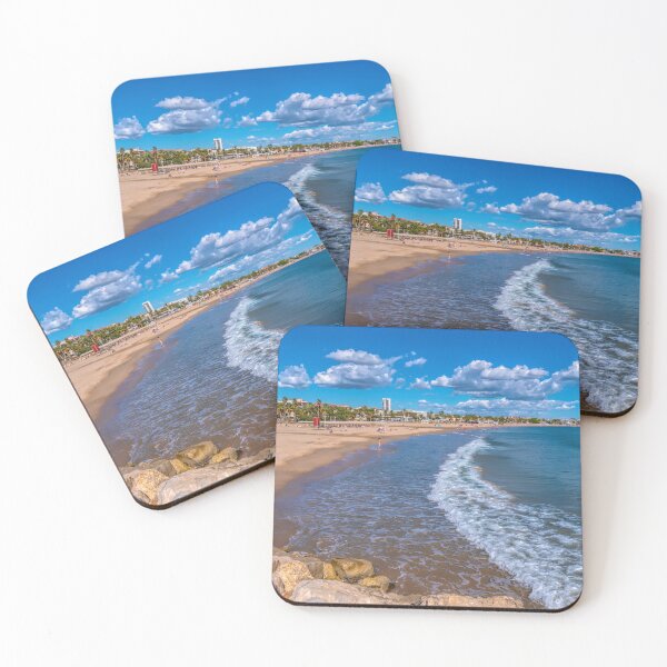 Item preview, Cambrils Beach Spain Platja Costa Dorada Catalonia Golden Coast designed and sold by acceleratorhams.