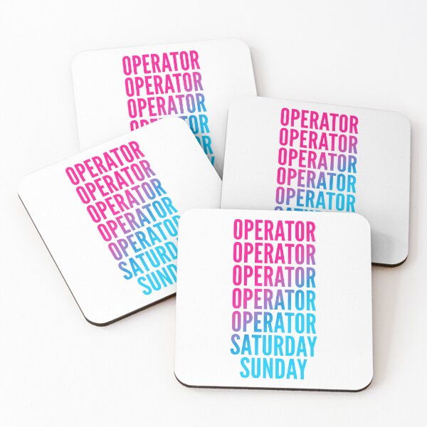 Item preview, Operator work week for Operators designed and sold by SVPOD.