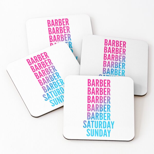 Item preview, Barber work week for Barbers designed and sold by SVPOD.