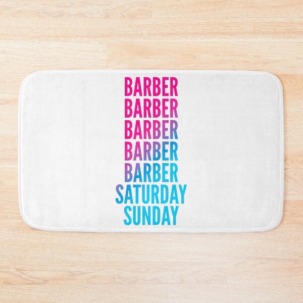 Item preview, Barber work week for Barbers designed and sold by SVPOD.