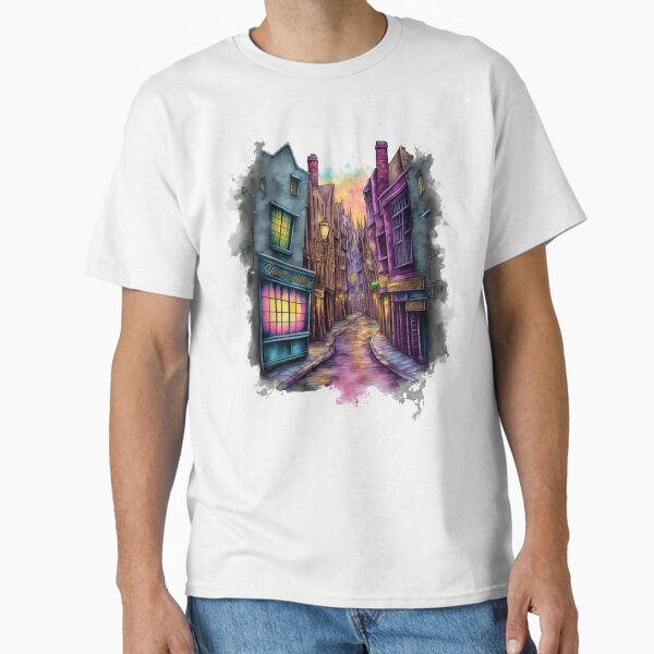Artikel-Vorschau von Die Gasse II - Aquarellkunst - Fantasy - Harry, designt und verkauft von Fenay Designs.