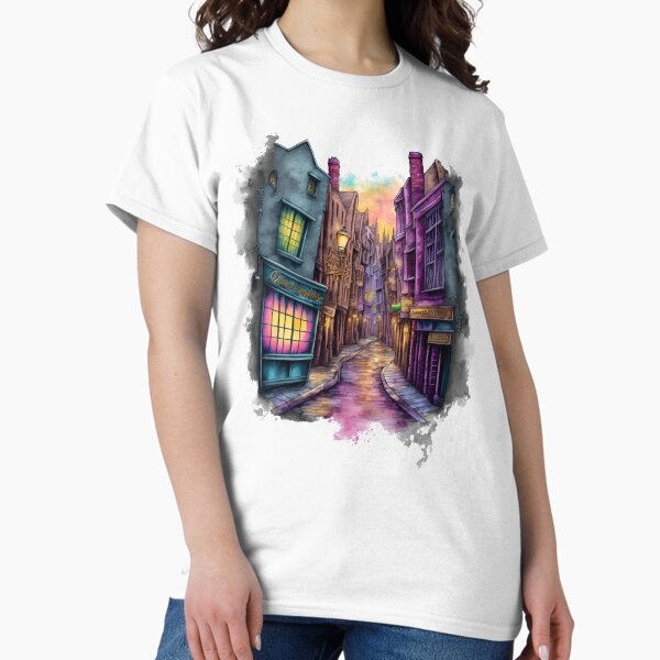 Item preview, The Alley II - Watercolor Art - Fantasy - Harry designed and sold by Fenay Designs.