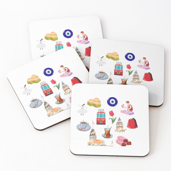 Item preview, Istanbul Famous food and Places designed and sold by EyecatchShop.