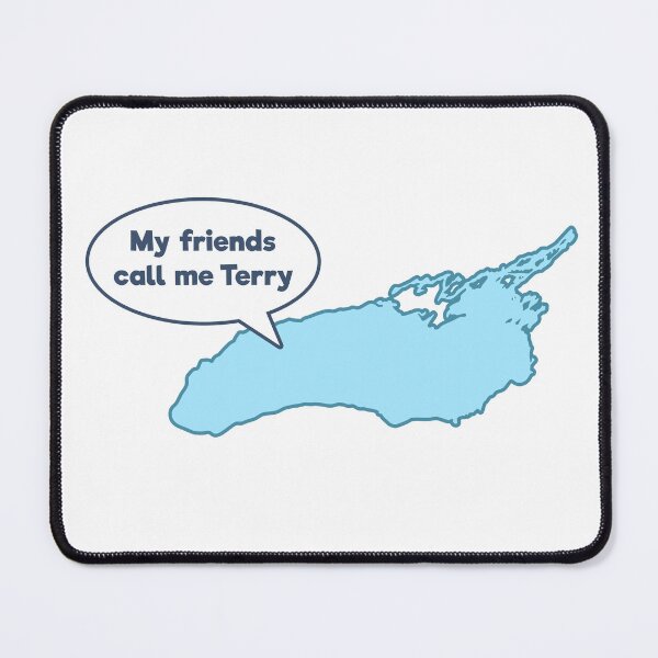 Item preview, Lake Ontario "Terry" (no background) designed and sold by GreatLakesVibes.