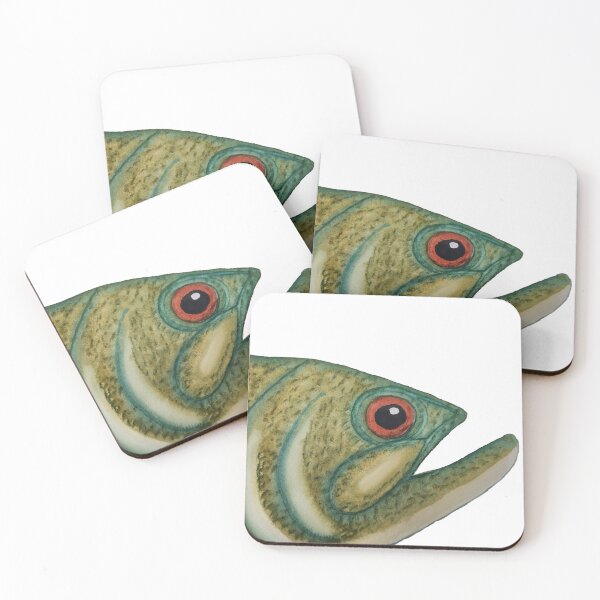 Item preview, Bass fish | watercolor  designed and sold by CatSpringArt.