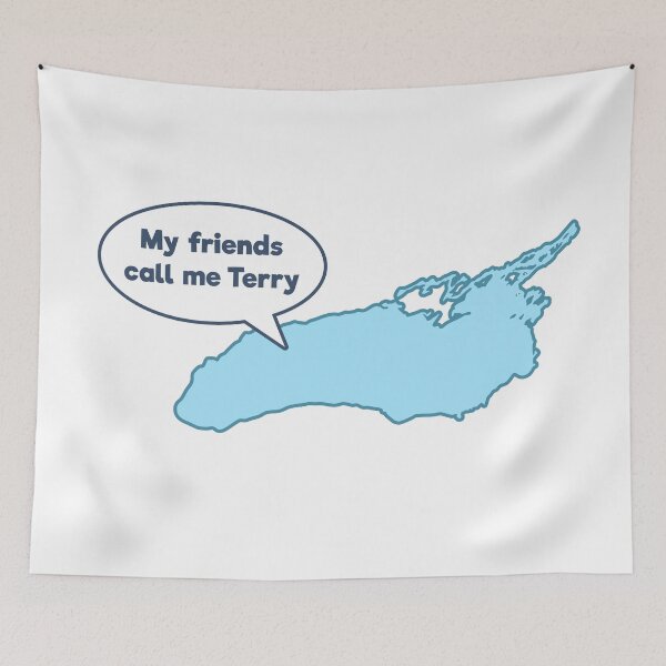 Item preview, Lake Ontario "Terry" (no background) designed and sold by GreatLakesVibes.