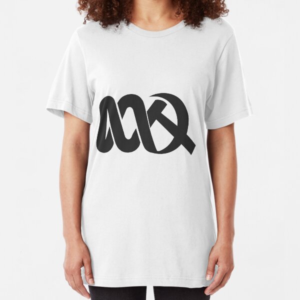 Red ABC Slim Fit T-Shirt