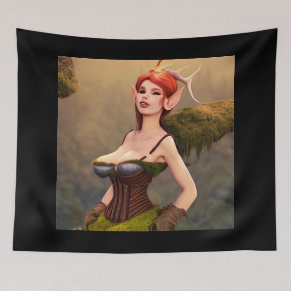 Item preview, Elf with antlers  designed and sold by dwhowe.