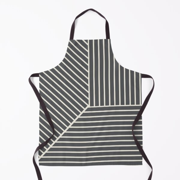 Aperçu de l'œuvre Dark Gray Cream Minimal Modern Stripe Pattern Pairs 2023 Color of the Year Blank Canvas D_C-003 créée et vendue par ColorOfTheYears.