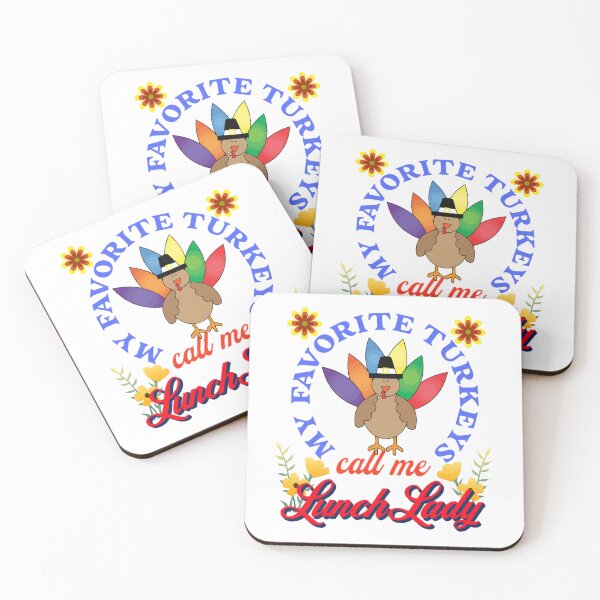 Item preview, My Favorite Turkeys Call Me Lunch Lady | Funny Happy Thanksgiving Grandma Lunch Lady quotes | gifts for thanksgiving lovers designed and sold by ThanksVibe.