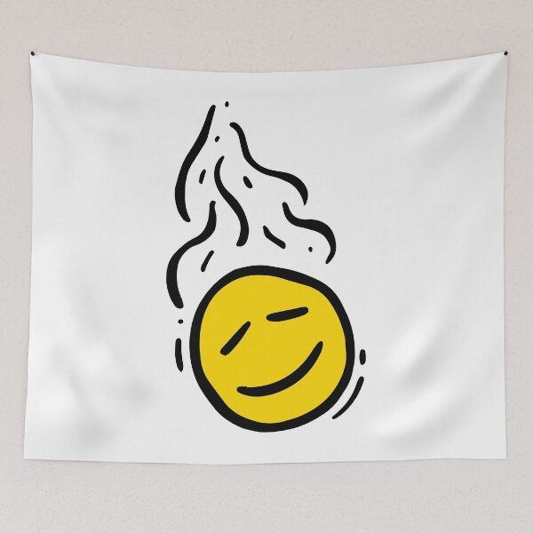 Item preview, Yellow Smiley Doodle Art designed and sold by vandervisuals.