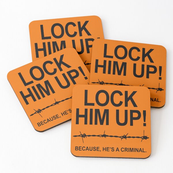 Item preview, Lock Him Up Because He's A Criminal (black 2) designed and sold by Thelittlelord.