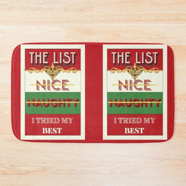 Item preview, Nice, Naughty,  I Tried My Best 2 designed and sold by SimplyMe-Plus.