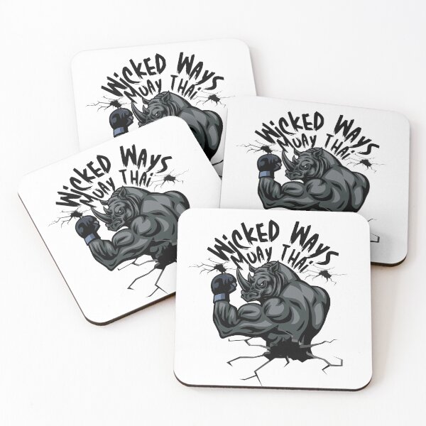 Item preview, Wicked Ways Muay Thai - Rhino power designed and sold by Shamboogie.