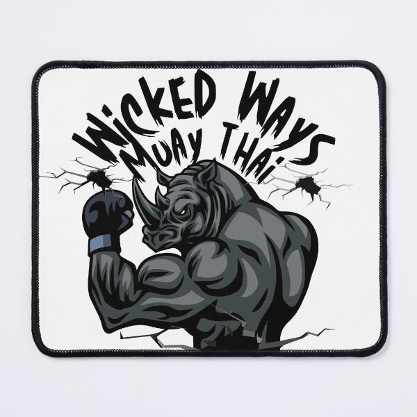 Item preview, Wicked Ways Muay Thai - Rhino power designed and sold by Shamboogie.