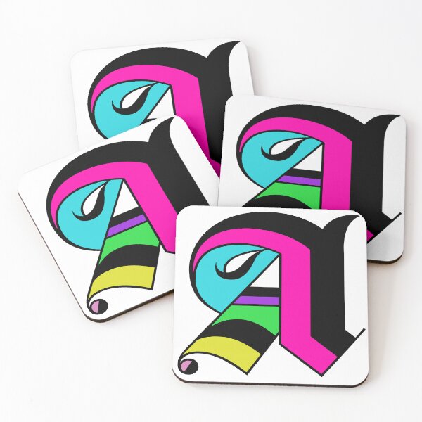 Item preview, Colorized letter A Initial  designed and sold by RemieJames.