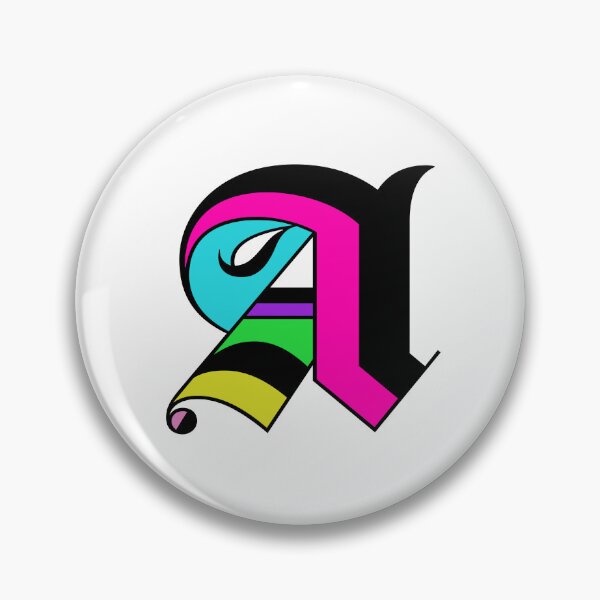 Item preview, Colorized letter A Initial  designed and sold by RemieJames.