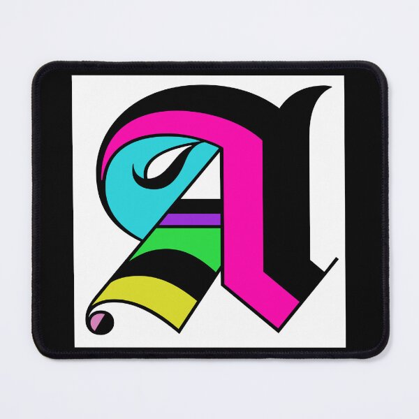 Item preview, Colorized letter A Initial  designed and sold by RemieJames.