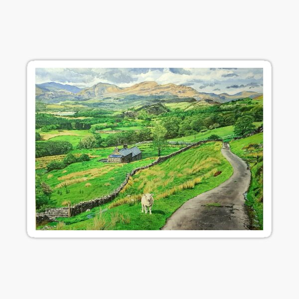 Road to Snowdonia Sticker