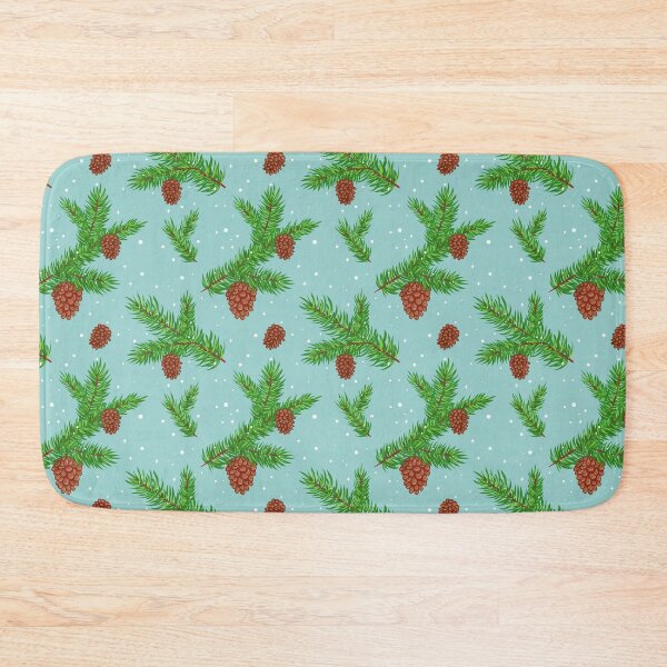 Item preview, Pine trees with cones designed and sold by JoyColorLove.