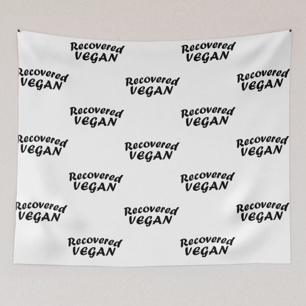 Item preview, Recovered Vegan Just Another Meat Lover designed and sold by Sonatablue.